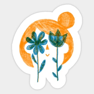 Spring Flower Love Sticker